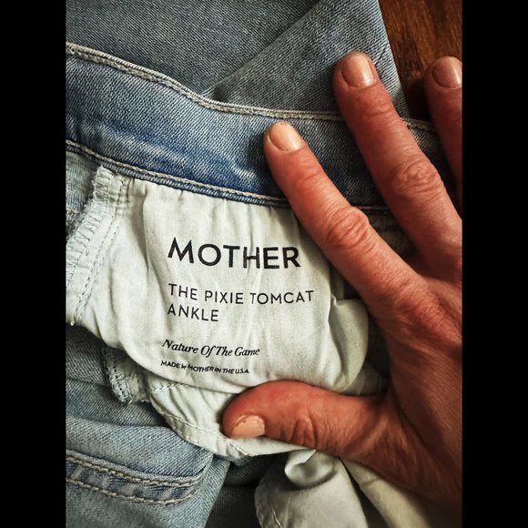 Mother The Pixie Tomcat Ankle Jeans (Nature of the Game) 27 - Picture 7 of 9